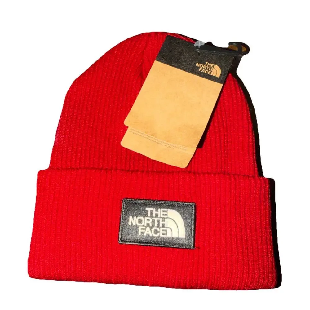 NWT The North Face Beanie Hat - Unisex One Size Fits All Red